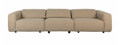 Zuiver Wings Sofa 4.5-seter Brun / Caramel
