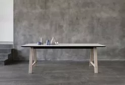 Andersen Furniture T1 Tvål Ek / Vitt Laminat 95 X 220 X H72,5 Cm -Bord Försäljningsbutik t1 eg saebe 2000