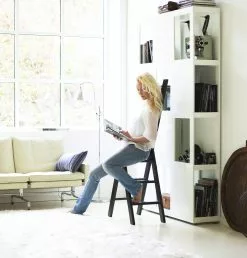 Framsida 32 Hindevadgaard Trappstege I Bjørk Svart