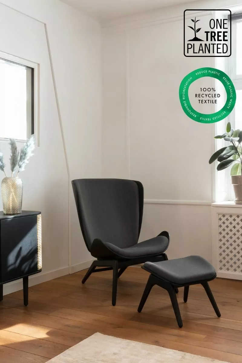 Umage The Reader Hvilestol Sort Eik Sterling Grey - Bild 4