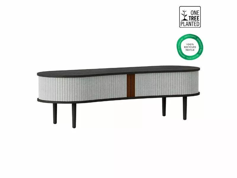 Umage Audacious TV-Benk Sort Eik Sterling Grey