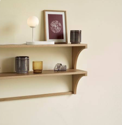 Hübsch Vägghylla Eik Natur -Bord Försäljningsbutik vegghylle