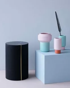 Lucie Kaas Vera Plate Sort -Bord Försäljningsbutik verasortm