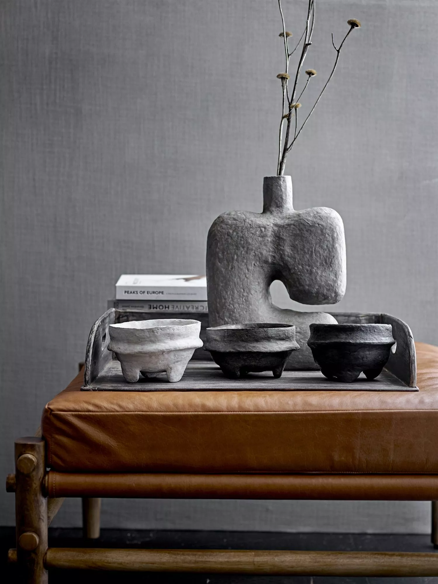 Bloomingville Aysia Pall Läder 9 Bloomingville Aysia Pall Läder - Bild 7