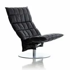 Woodnotes K-Chair Smalt Svängbart Läder -Bord Försäljningsbutik wn kchair black leather 4446 847 web 1