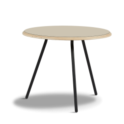 Woud Soround Soffbord Beige Fenix Laminat Ø60 H49 Cm