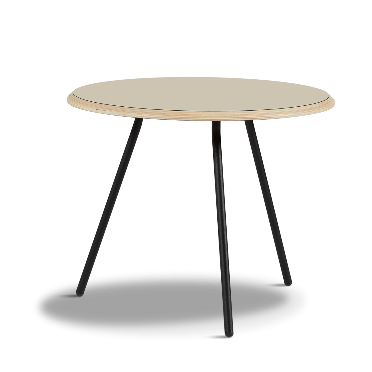 Woud Soround Soffbord Beige Fenix Laminat Ø60 H49 Cm 3 Woud Soround Soffbord Beige Fenix Laminat Ø60 H49 Cm