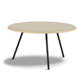 Woud Soround Soffbord Beige Fenix Laminat Ø75 H40,5 Cm