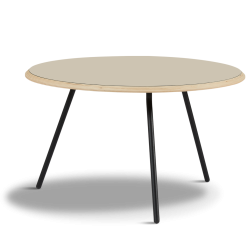 Woud Soround Soffbord Beige Fenix Laminat Ø75 H44,5 Cm