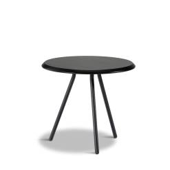 Woud Soround Sidobord Svart Ask Ø45 H40,5 Cm