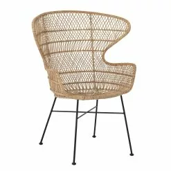 Bloomingville Oudon Lounge Chair Nature Rattan -Bord Försäljningsbutik wqad