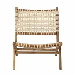 Bloomingville Cone Lounge Chair Natural Teak -Bord Försäljningsbutik xfgjxgfj7 2