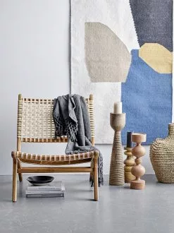 Bloomingville Cone Lounge Chair Natural Teak -Bord Försäljningsbutik xfthjxhfj6 2