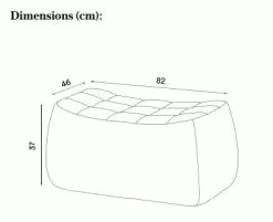 Northern Yam Puff Medium Flervalg -Bord Försäljningsbutik yampufdimension.jpgmedium.jpg